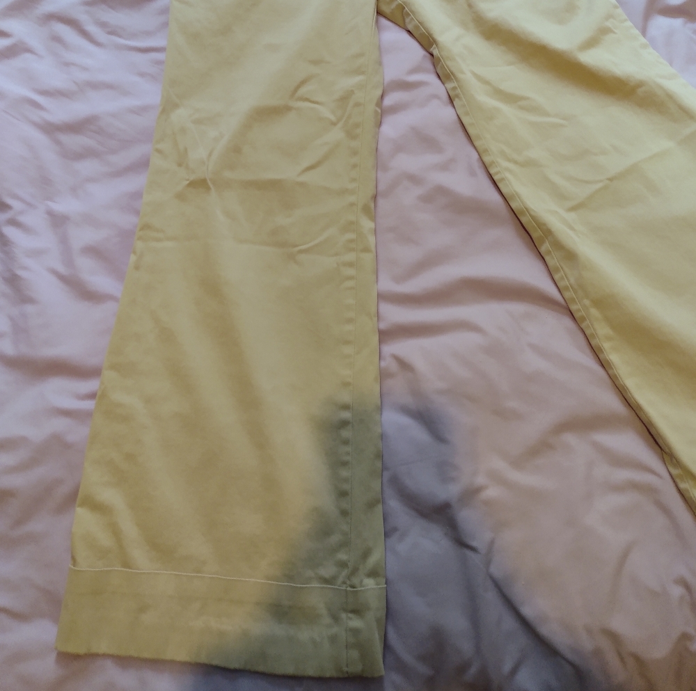 Wide leg khakis